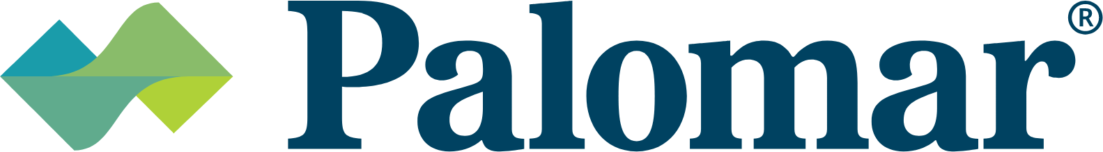 Image of palomar insurance logo, a mountain with palomar text